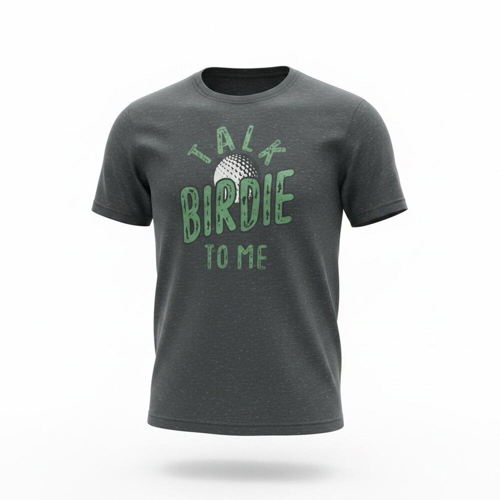 Funny Golf Shirt Talk Birdie To Me Premium Gift Tee Golfer Dad Humor Medium A149